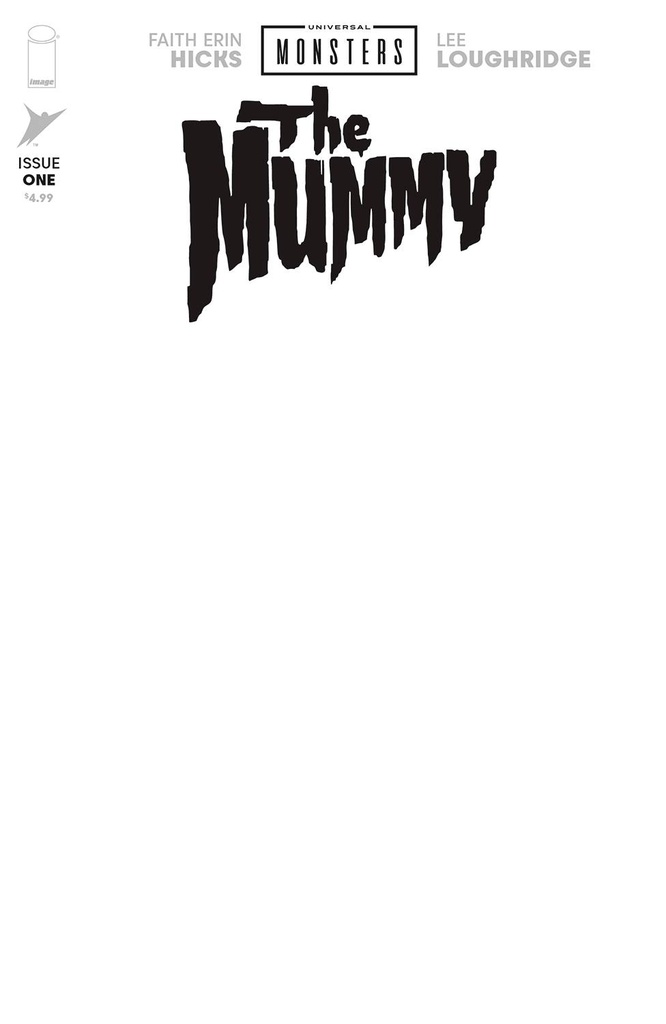 Universal Monsters: The Mummy #1 of 4 (Cover H Blank Sketch Variant)