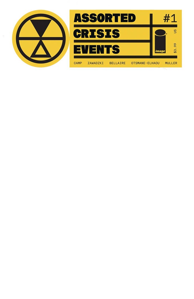 Assorted Crisis Events #1 (Cover D Blank Sketch Variant)