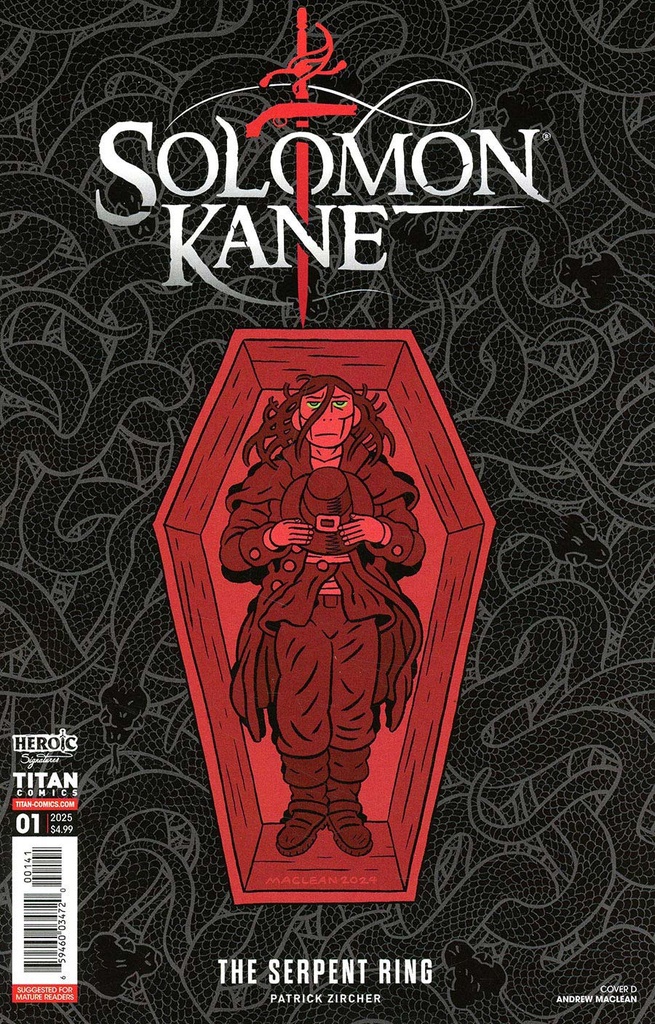Solomon Kane: The Serpent Ring #1 (Cover D Andrew MacClean)