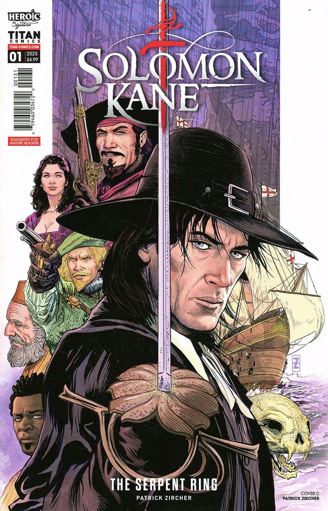 Solomon Kane: The Serpent Ring #1 (Cover C Patrick Zircher)