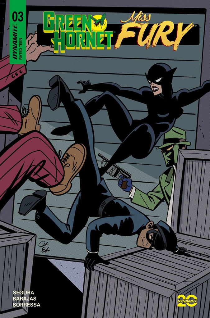 Green Hornet/Miss Fury #3 (Cover D Jacob Edgar)