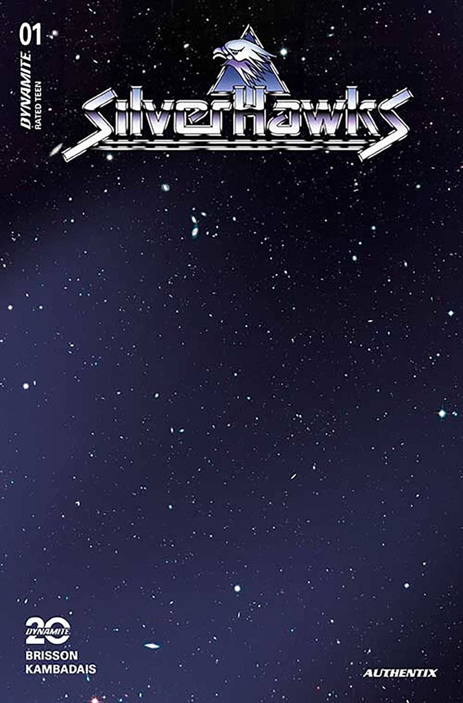 SilverHawks #1 (Cover ZO Space Blank Authentix Variant)