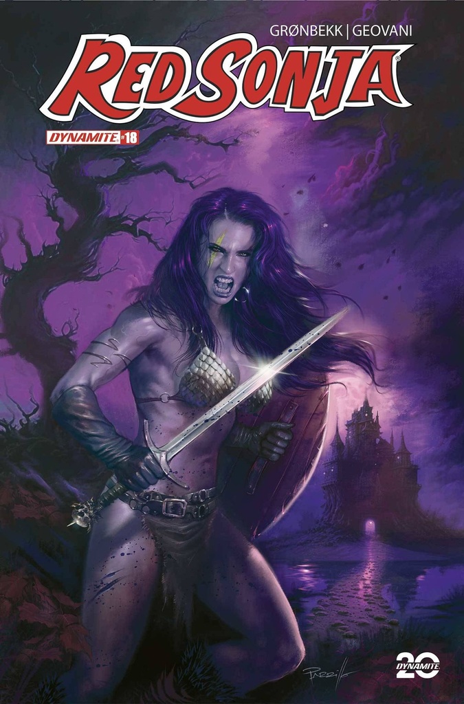 Red Sonja #18 (Cover L Lucio Parrillo Ultraviolet Variant)