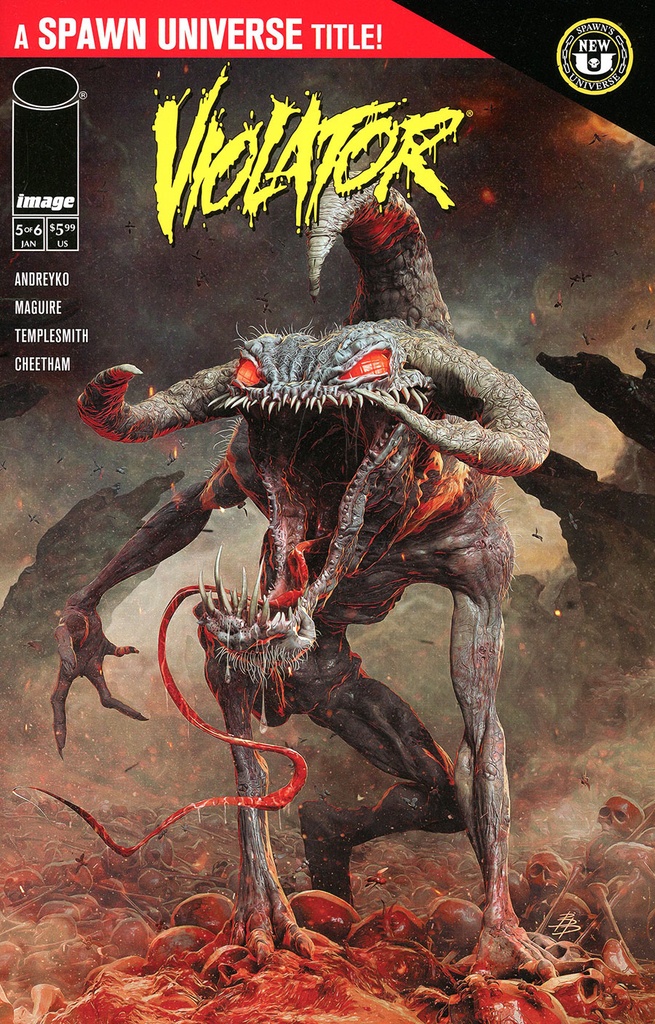 Violator: Origin #5 of 6 (Cover B Bjorn Barends)
