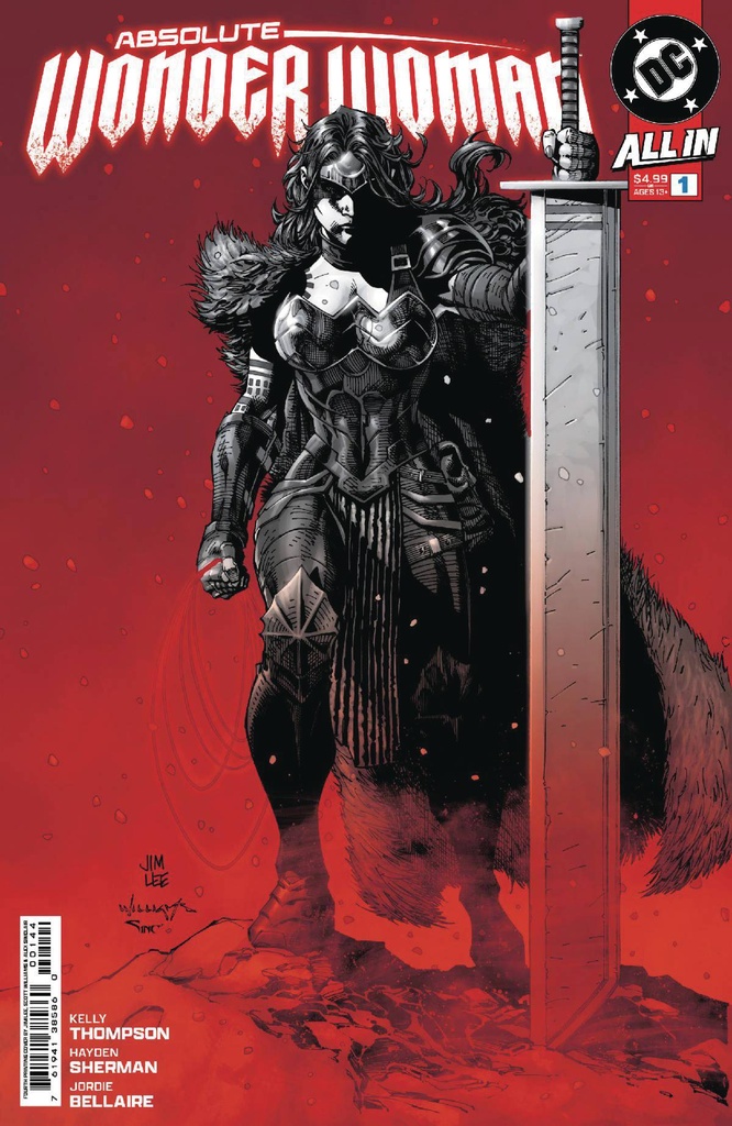 Absolute Wonder Woman #1 (4th Printing Jim Lee Variant)