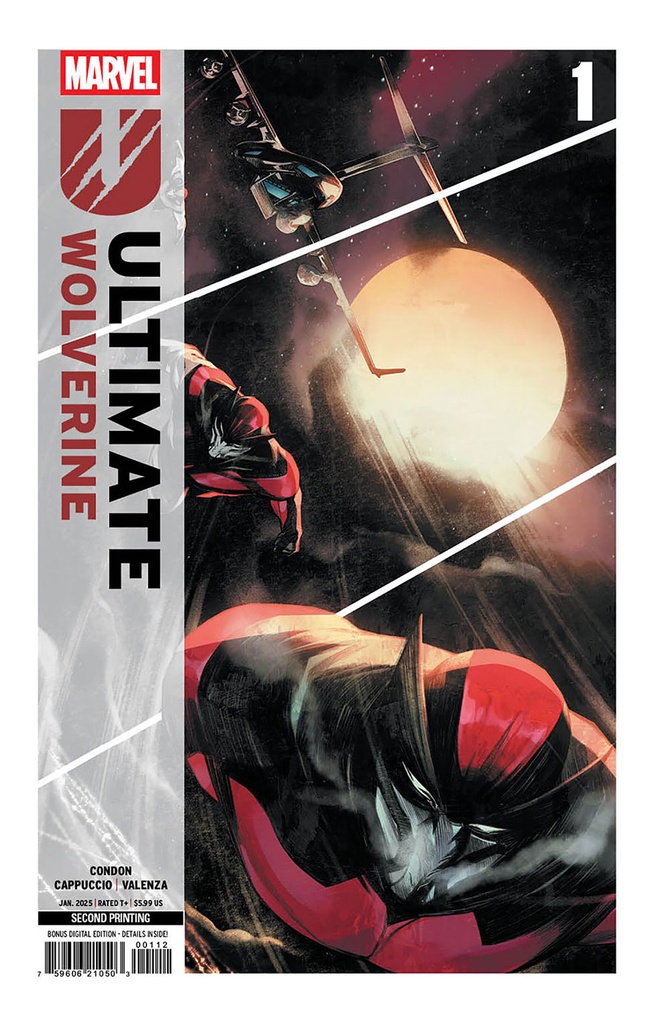 Ultimate Wolverine #1 (2nd Printing Alessandro Cappuccio Variant)