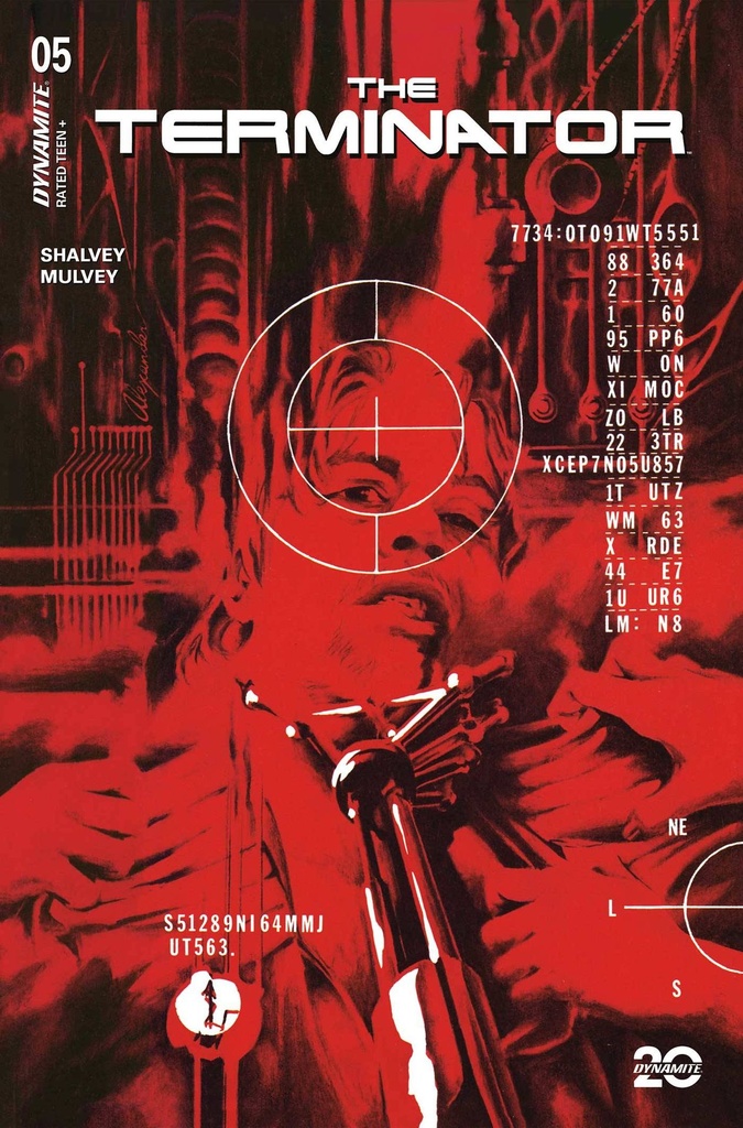 The Terminator #5 (Cover P Alex Ross Burning Earth Icon Variant)
