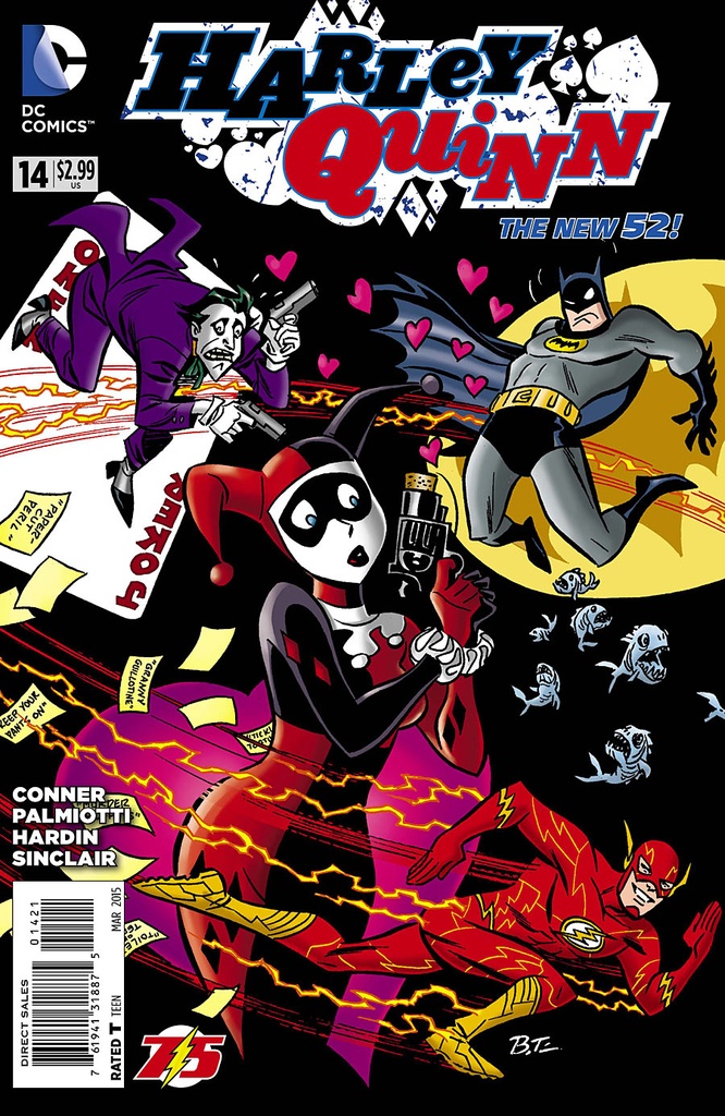 Harley Quinn #14 (Bruce Timm Flash 75th Anniversary Variant)
