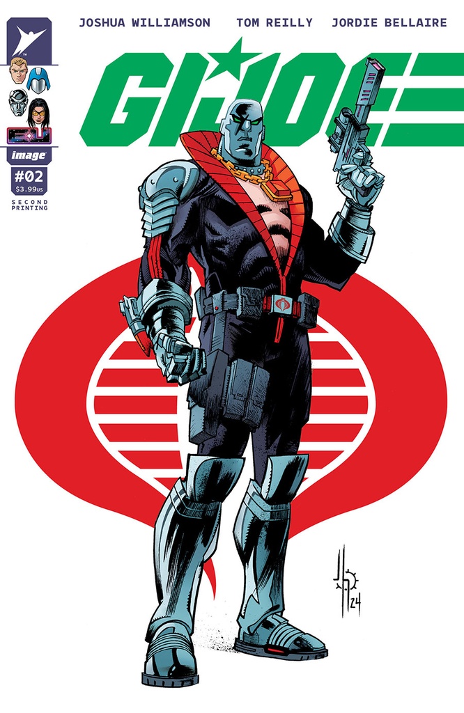 GI Joe #2 (2nd Printing Cover B Jason Howard Cobra Variant)