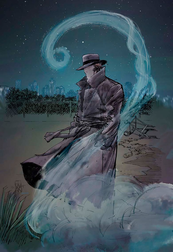 The Question: All Along the Watchtower #6 of 6 (Cover C Denys Cowan Card Stock Variant)