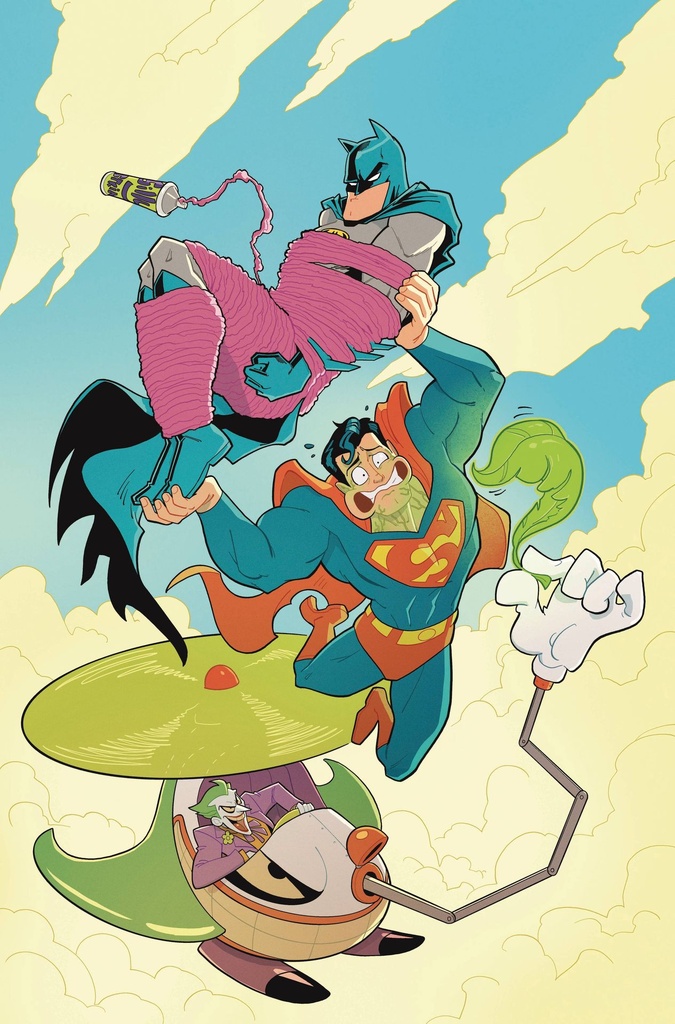 Batman/Superman: Worlds Finest #38 (Cover D Ted Brandt & Ro Stein April Fools Card Stock Variant)