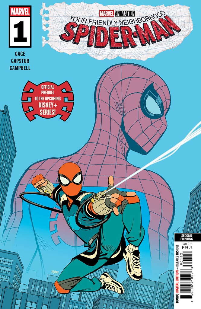 Your Friendly Neighborhood Spider-Man #1 of 5 (2nd Printing Leonardo Romero Variant)