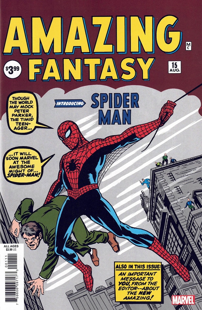 Amazing Fantasy #15 (Facsimile Edition)