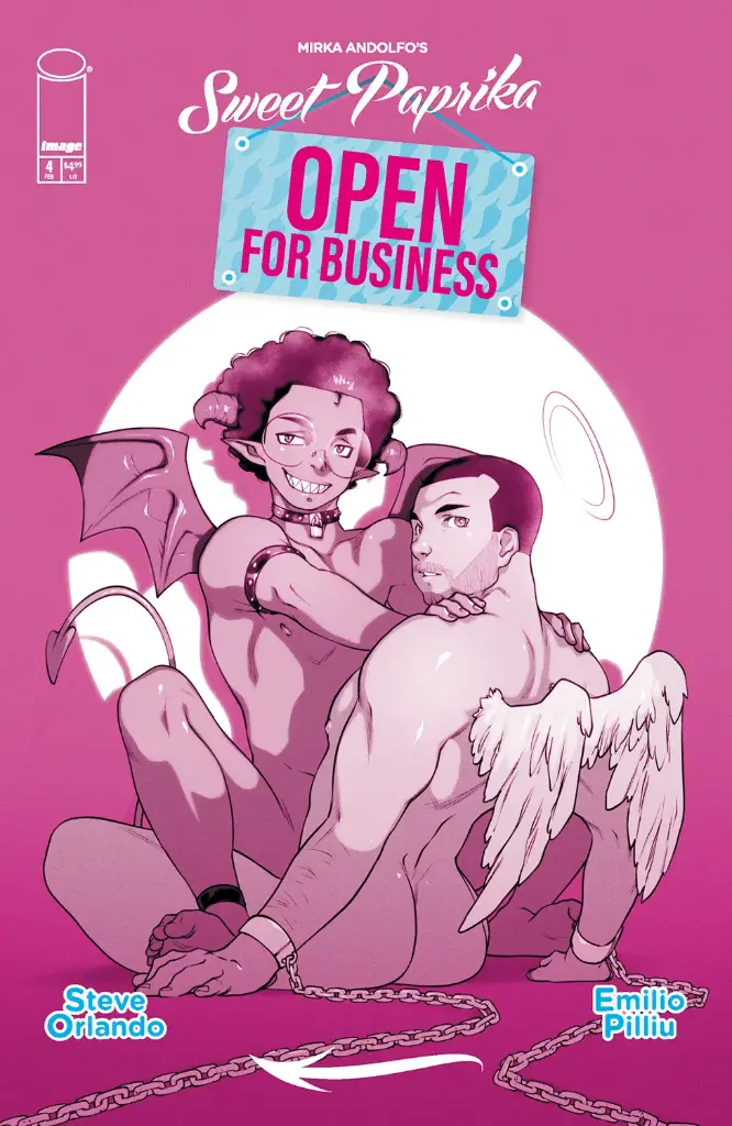Mirka Andolfo's Sweet Paprika: Open for Business #4 of 5 (Cover E Emilio Pilliu Hot Polybag Variant)