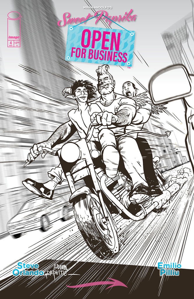Mirka Andolfo's Sweet Paprika: Open for Business #4 of 5 (Cover D Adam Graphite)