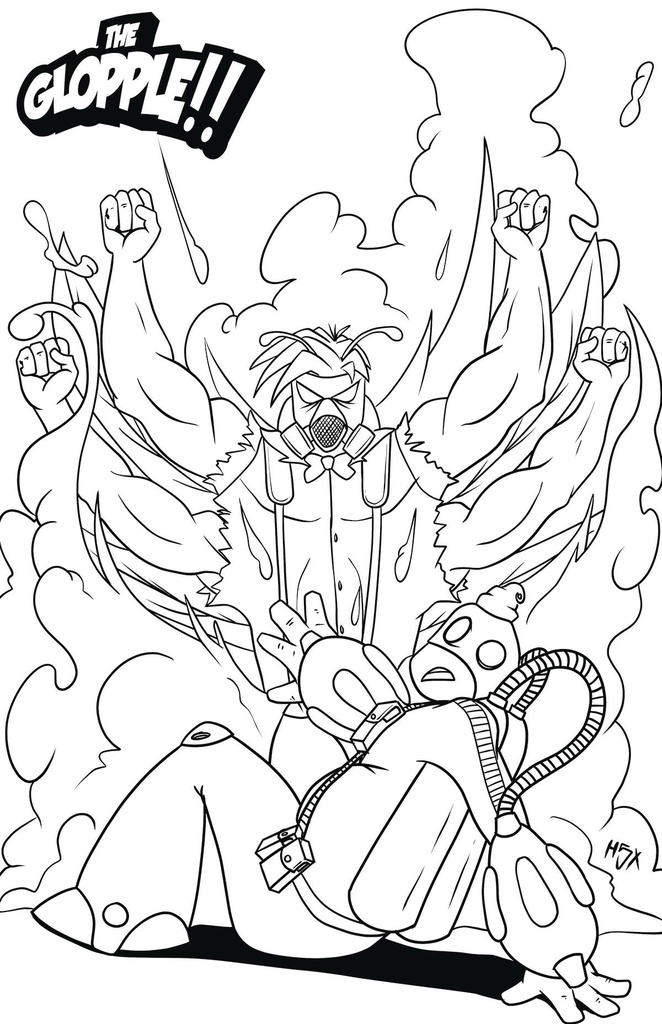 The Glopple #2 (Cover C Matt Chambers Coloring Book Variant)