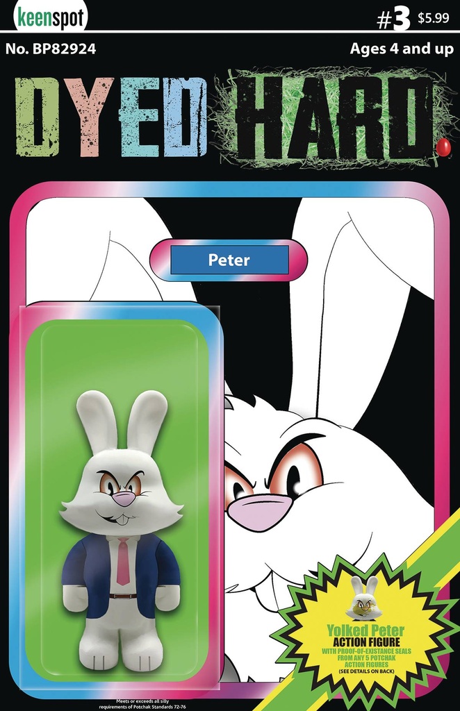 Dyed Hard #3 of 3 (Cover C Billy Parker Action Figure Variant)