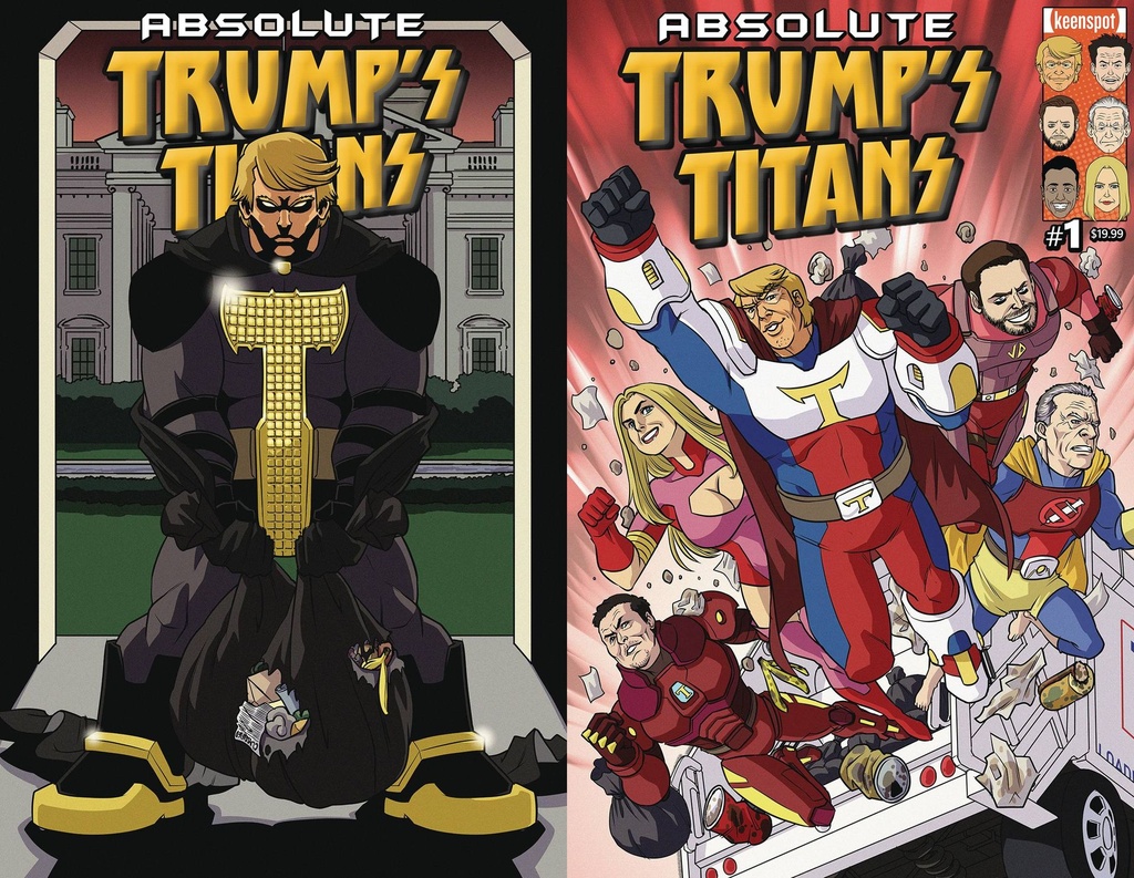 Absolute Trump's Titans #1 (Cover H Holofoil Flip Variant)
