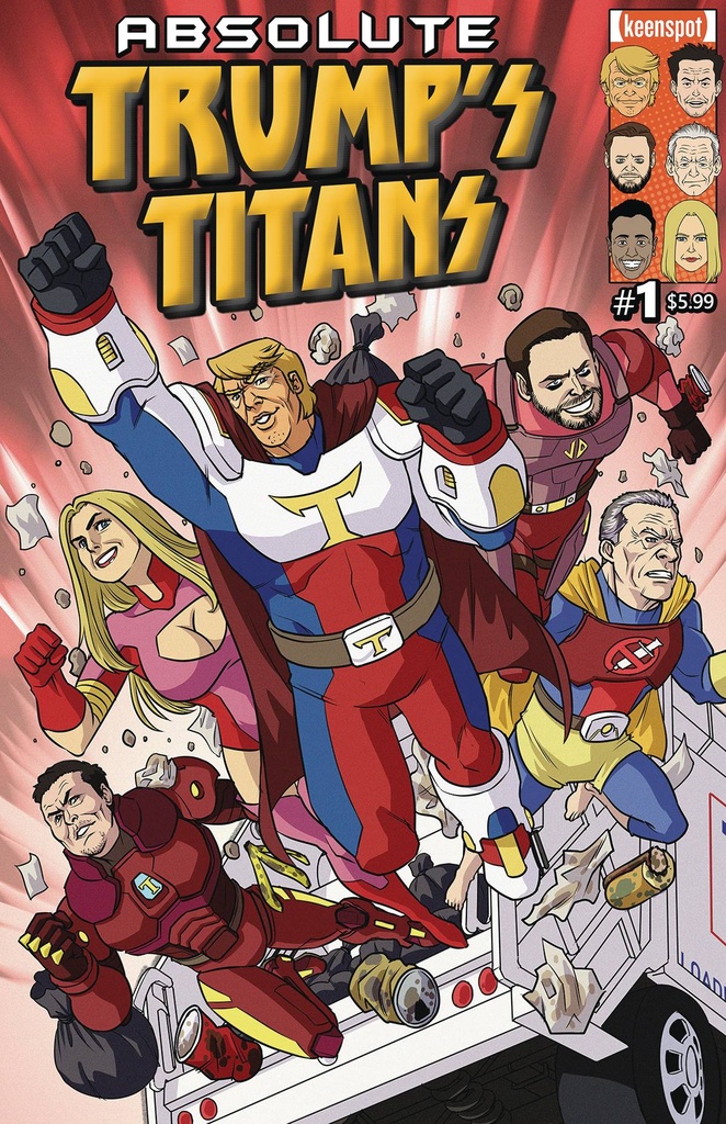 Absolute Trump's Titans #1 (Cover B Garbage People Variant)