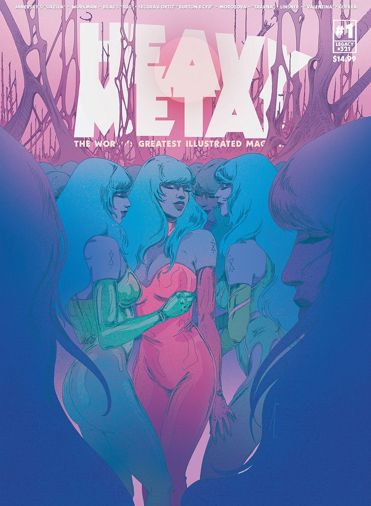 Heavy Metal Magazine #1 (Cover E Janevsky Sixella)