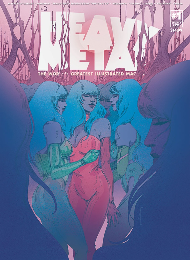 Heavy Metal Magazine #1 (Cover E Janevsky Sixella)