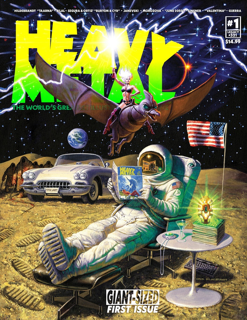 Heavy Metal Magazine #1 (Cover A Greg Hildebrandt)