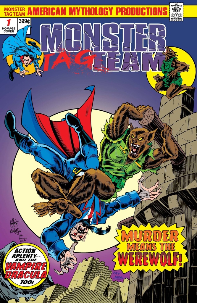 Monster Tag Team #1 (Cover C Buz Hasson & Ken Haeser)