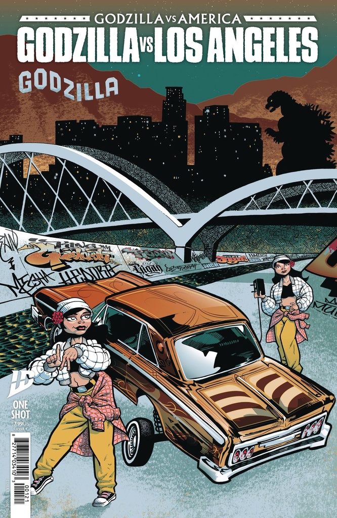 Godzilla vs. America #1 (Los Angeles Cover B J Gonzo)
