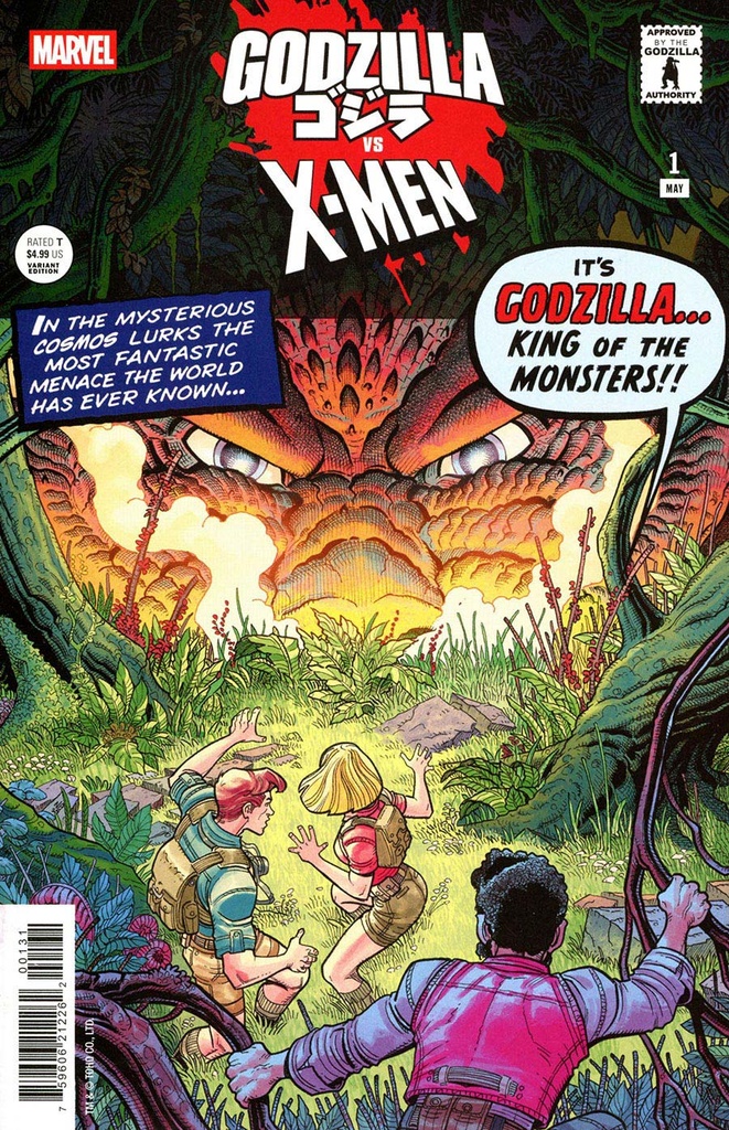 Godzilla vs. X-Men #1 (Nick Bradshaw Monster Homage Variant)