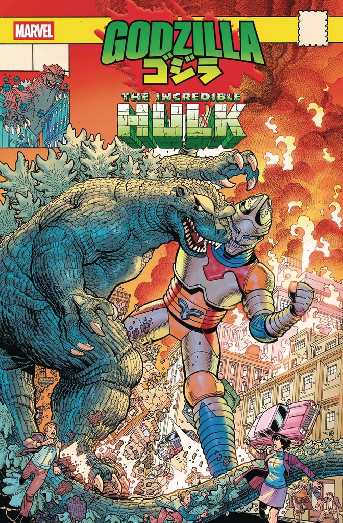 Godzilla vs. Hulk #1 (Nick Bradshaw Monster Homage Variant)