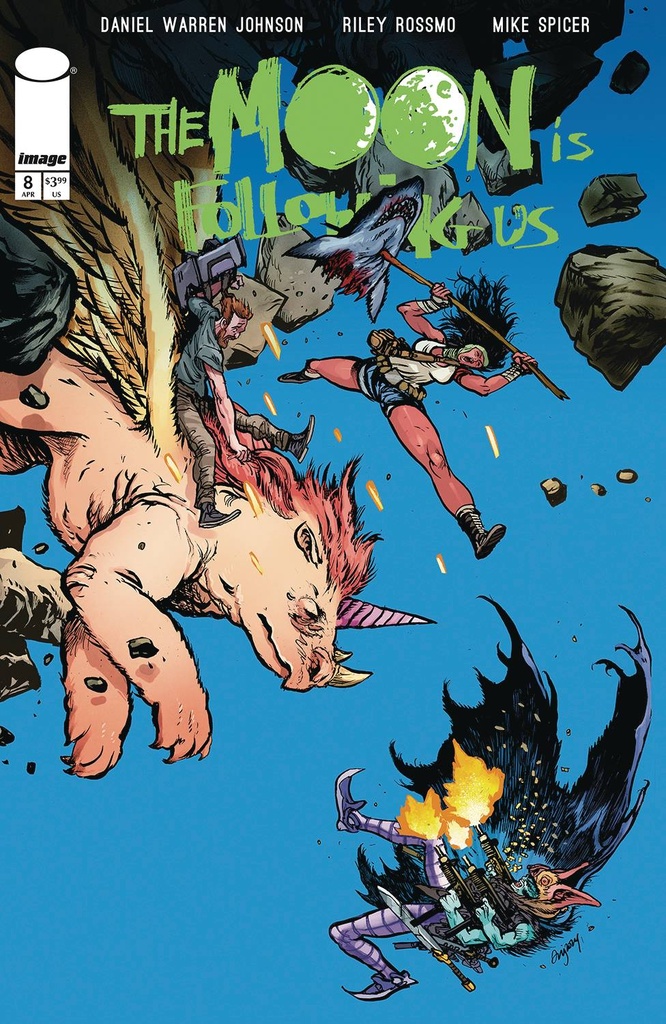 The Moon Is Following Us #8 of 10 (Cover B Daniel Warren Johnson & Mike Spicer)