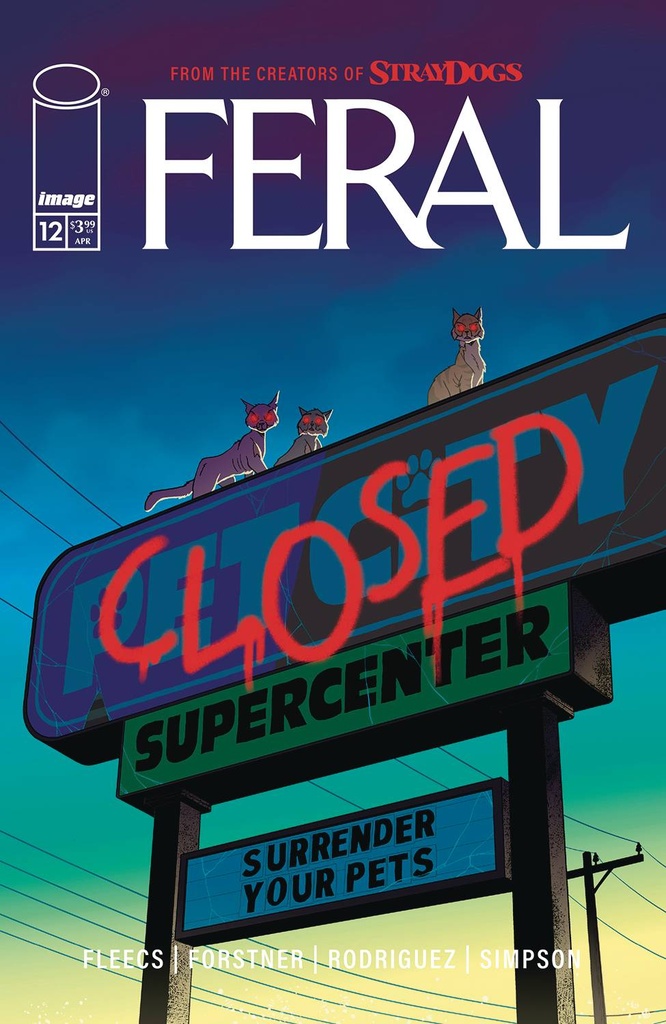 Feral #12 (Cover A Tony Fleecs, Trish Forstner & Tone Rodriguez)