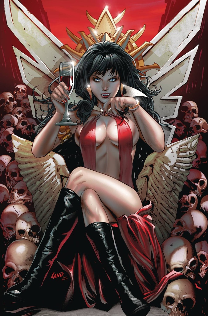 Vampirella #2 (Cover G Greg Land Foil Virgin Variant)