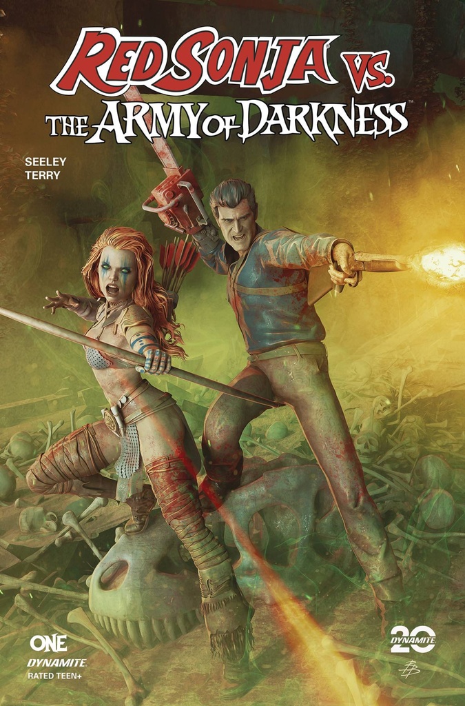 Red Sonja vs. The Army of Darkness #1 (Cover I Bjorn Barends Premium Holofoil Variant)