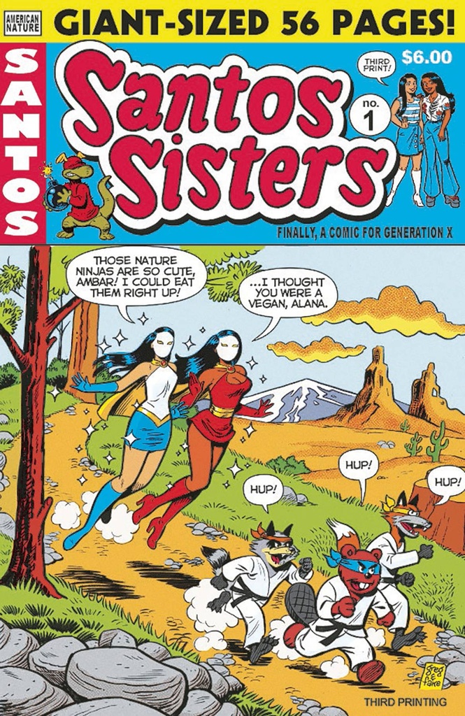 Santos Sisters #1 (Giant Sized 3rd Printing Cover A Greg & Fake)