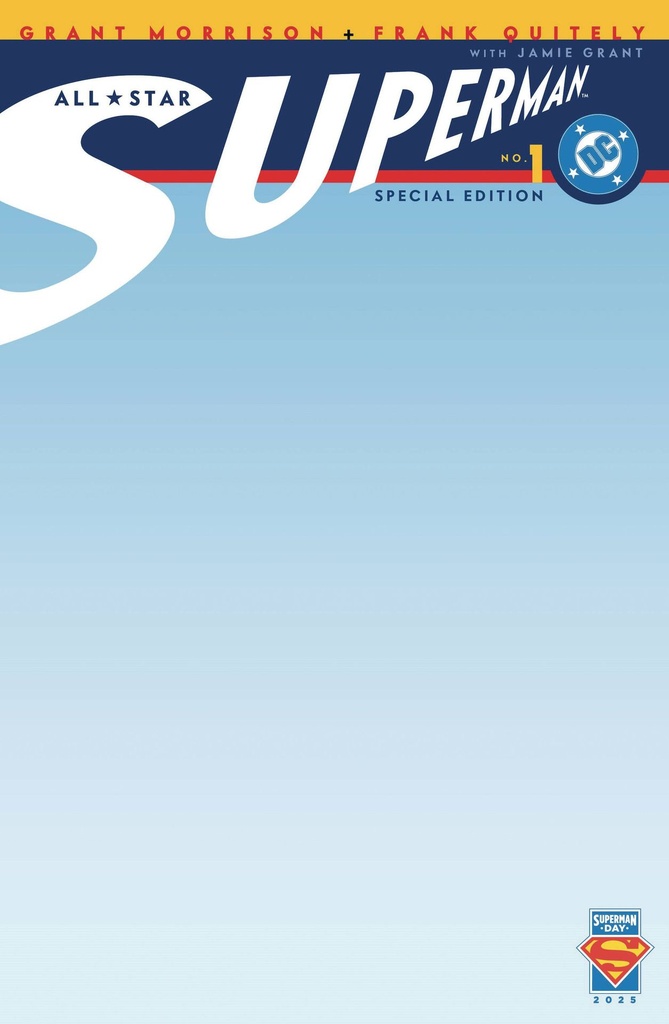 All-Star Superman #1 (Superman Day 2025 Blank Variant)