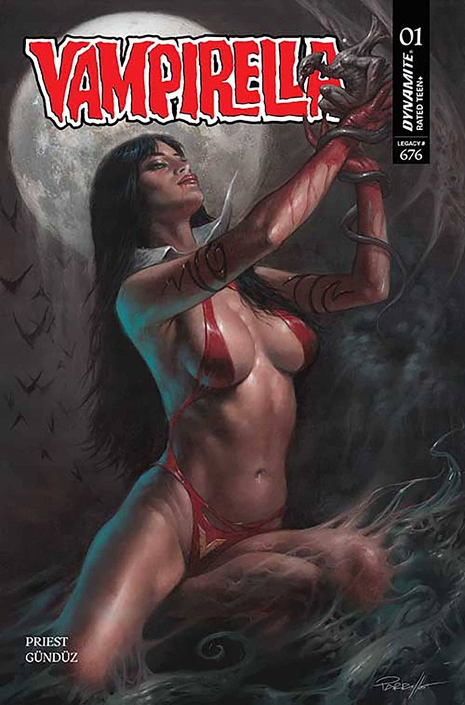 Vampirella #1 (Cover W Lucio Parrillo Foil Variant)
