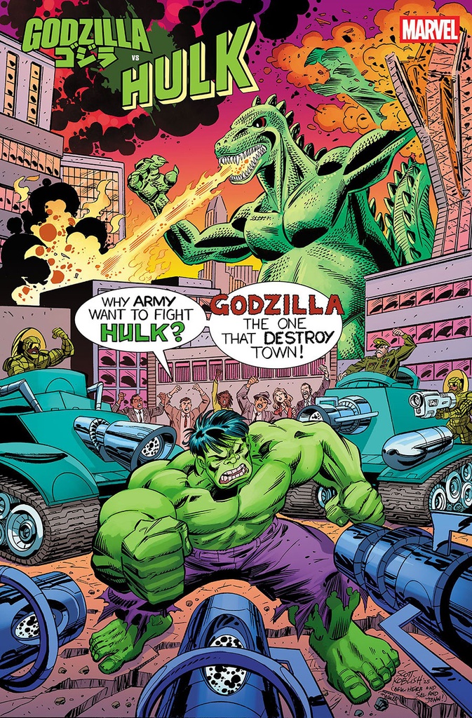 Godzilla vs. Hulk #1 (Scott Koblish Classic Variant)