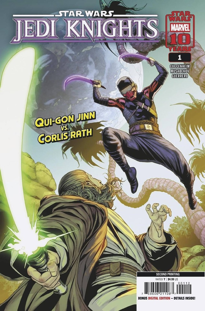 Star Wars: Jedi Knights #1 (2nd Printing Madibek Musabekov Variant)