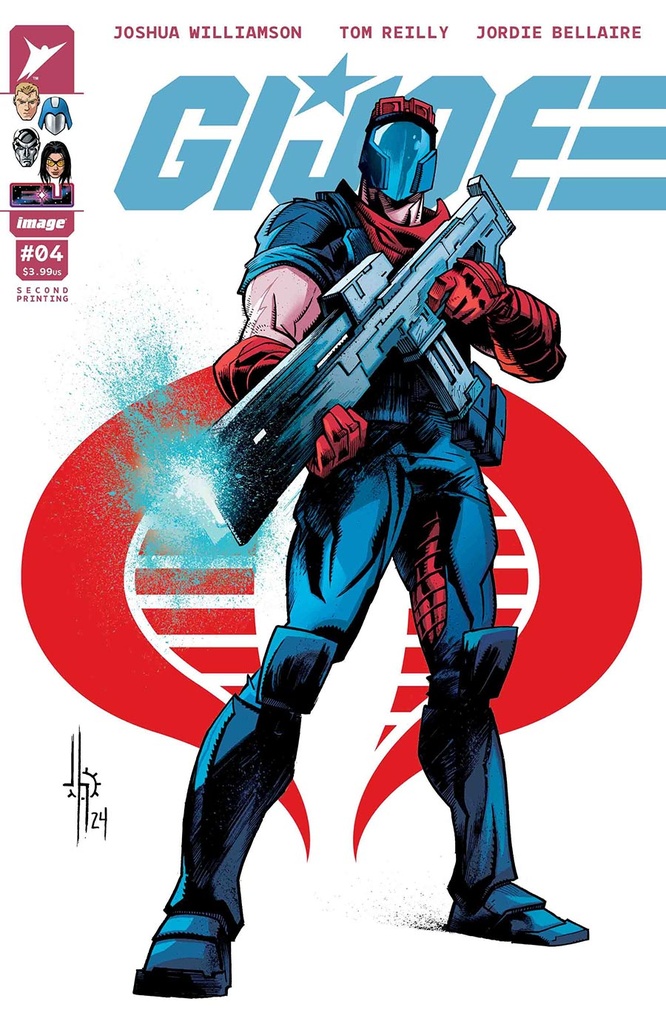 GI Joe #4 (2nd Printing Cover B Jason Howard Cobra Variant)