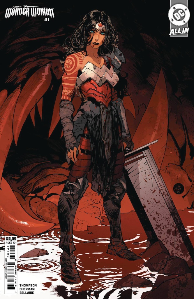 Absolute Wonder Woman #1 (5th Printing Cover B Dan Mora Card Stock Variant)
