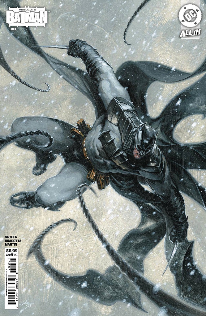 Absolute Batman #3 (3rd Printing Cover B Gabriele Dell Otto Card Stock Variant)