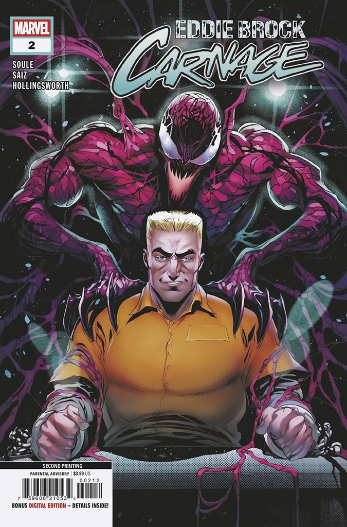 Eddie Brock: Carnage #2 (2nd Printing Iban Coello Variant)