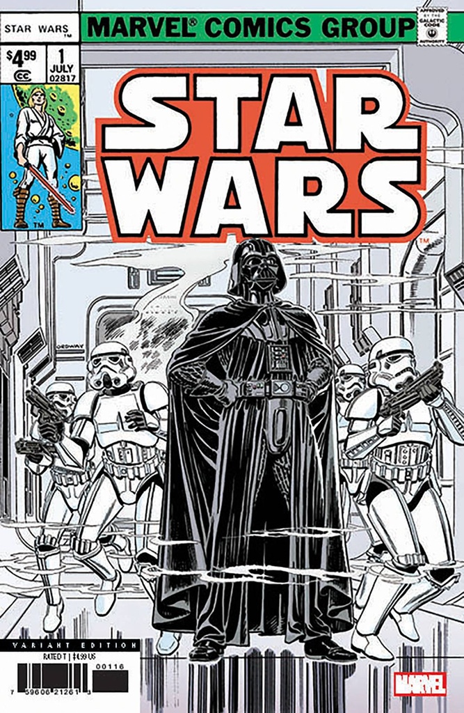 Star Wars #1 (2025 Facsimile Edition 1:25 Jerry Ordway Variant)