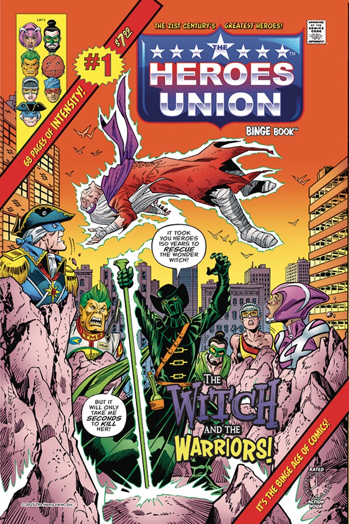 Heroes Union: The Witch and the Warriors #1 (Cover B Ron Frenz & Brett Breeding)