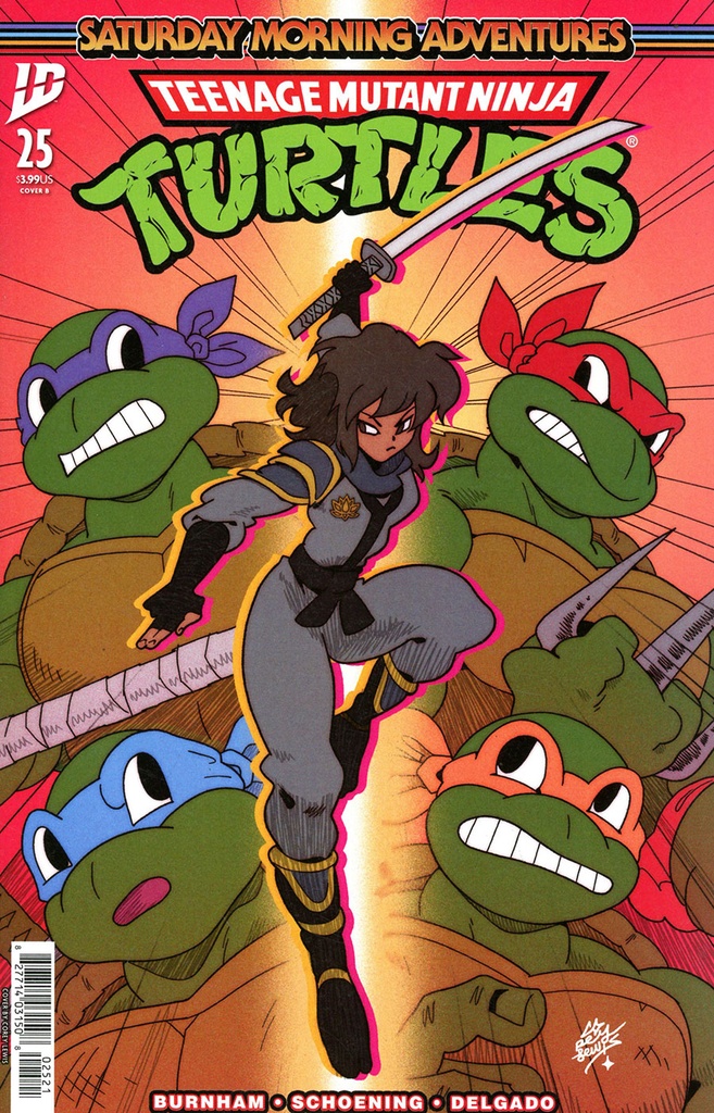 TMNT: Saturday Morning Adventures Continued #25 (Cover B Corey Lewis)