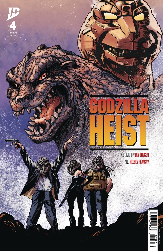 Godzilla: Heist #4 (Cover B Pablo Tunica)