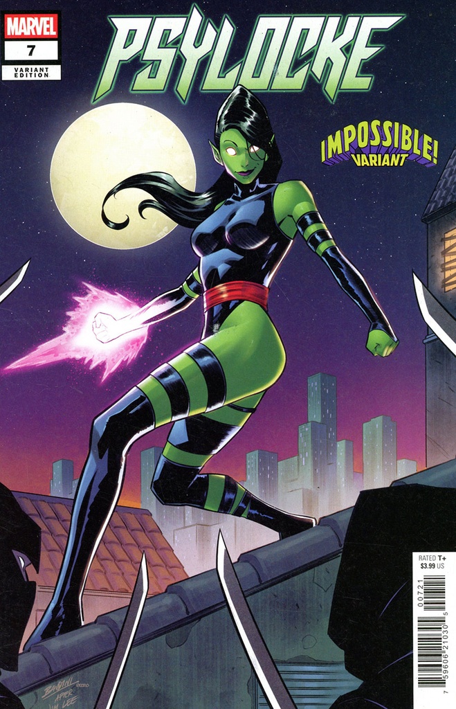 Psylocke #7 (Michele Bandini Impossiblee Variant)