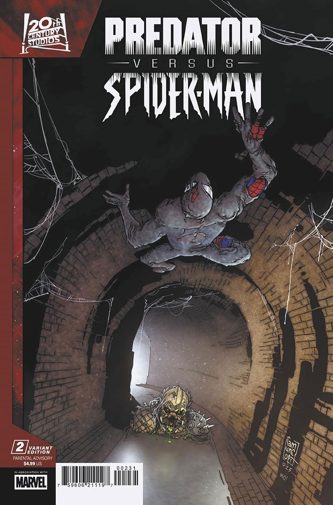 Predator vs. Spider-Man #2 of 4 (Giuseppe Camuncoli Variant)
