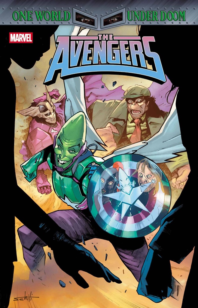 Avengers #26 (Valerio Schiti Impossible Man Pop-Up Variant)